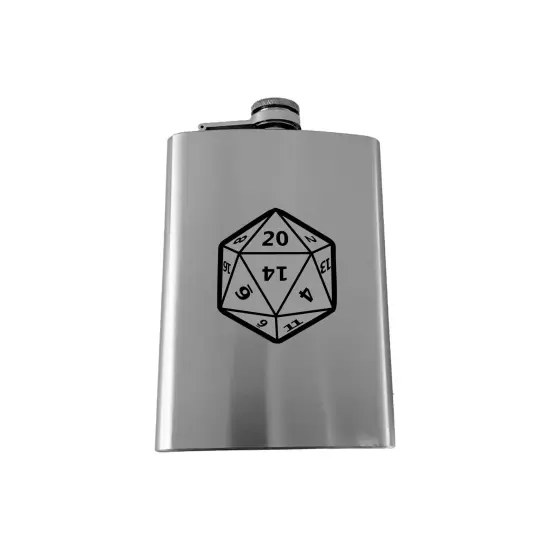 8oz D20 SS Flask {1}