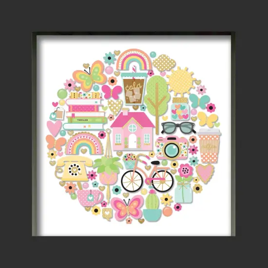 Doodlebug Design Shadow Box Insert Kit-Hello Again {2}