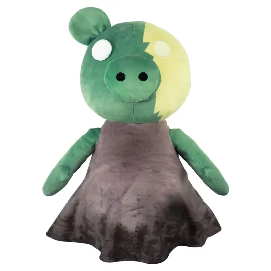 PIGGY ZomPiggy Plush Stuffed Animal Toy with Light Up Eye and Sounds, 13" {1}