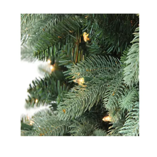 Northlight Real Touch&trade;️ Pre-Lit Washington Frasier Fir Artificial Christmas Tree - 4.5' - Clear Lights Green {4}