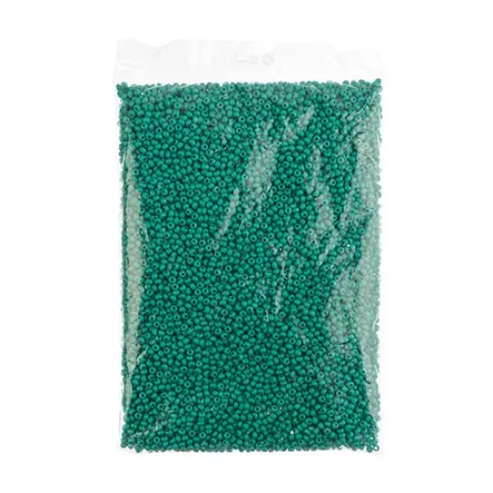John Bead 6/0 Terra Intensive Matte Czech Glass Seed Beads, 500g Dark Green {2}