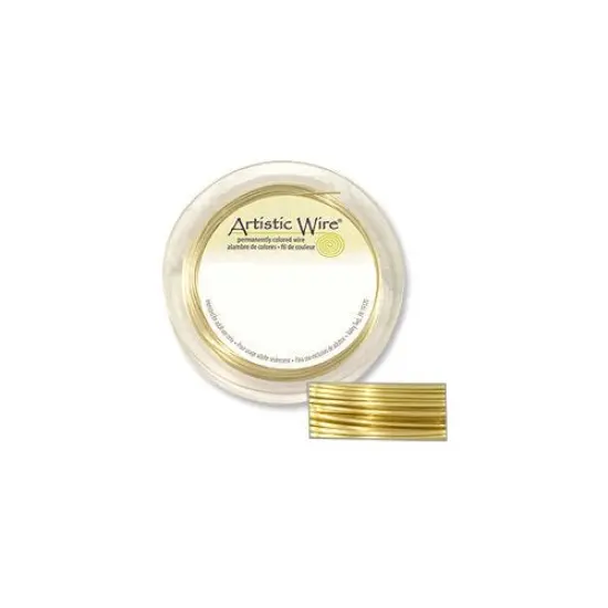 Artistic Wire Jewelry Wire Non-Tarnish Brass 22 Gauge (15 Yards) {2}