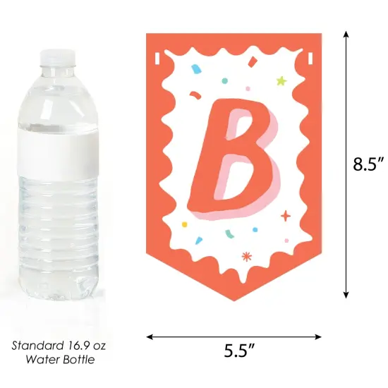 Big Dot of Happiness Party Time - Happy Birthday Party Bunting Banner - Party Decorations - Birthday Vibes {4}