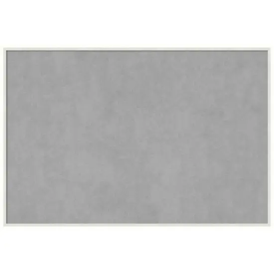 Lucie Wood Framed Magnetic Board Lucie White {1}