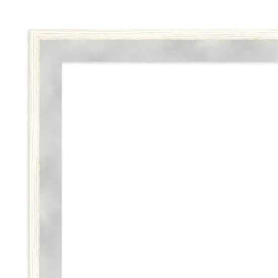 Paige Wood Framed Magnetic Board Paige White Silver {2}