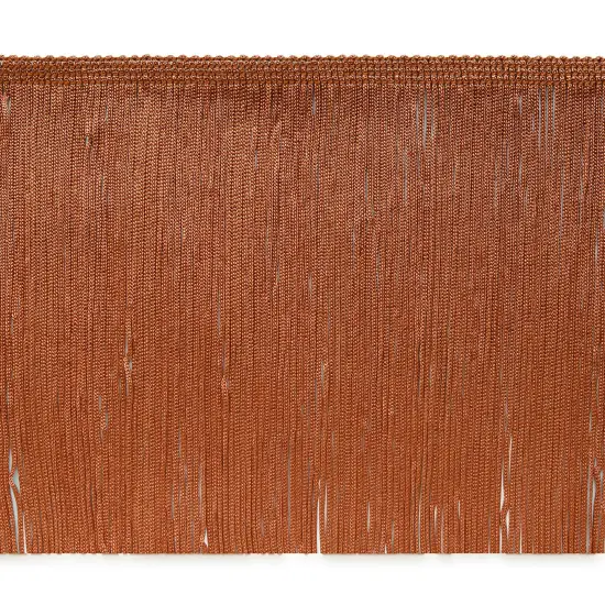 5 Yards of 4" Chainette Fringe Trim | 5 yard cut Cinnamon {1}