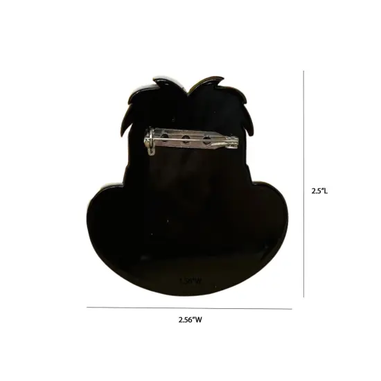 Wrapables Acrylic Fashion Brooch Pin for Sweaters, Coats, Scarves, and Bags, Scary {2}