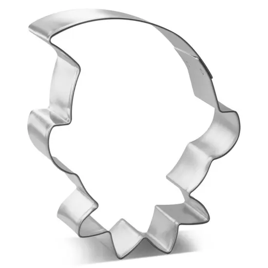 Elf Face Cookie Cutter 3.75 in, CookieCutter.com, Tin Plated Steel, Handmade in the USA {1}
