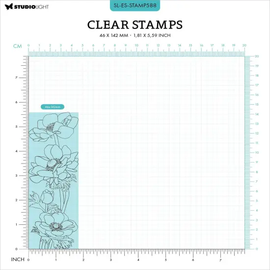 Studio Light Essentials Clear Stamps-Nr. 588,Anemone {4}