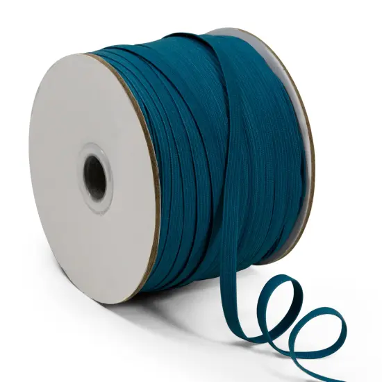 1/4" Elastic Band - 100 Yard Spool Teal {1}