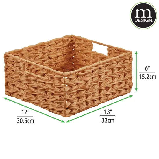 mDesign Woven Ombre Pantry Bin Basket, 6 Pack {3}