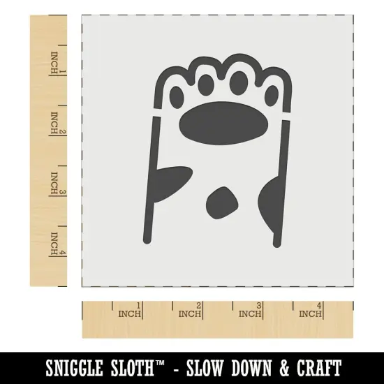 Cute Dog Cat Paw Spotted Doodle Wall Cookie DIY Craft Reusable Stencil {6}