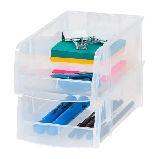 IRIS Small Bin, 1 Pack, Clear {4}