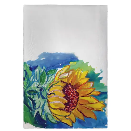 Betsy Drake Windy Sunflower Guest Towel {1}