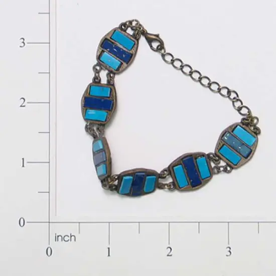 Antique Inspired Stones Bracelet {3}