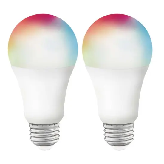 2Pk - Satco 9.5w A19 LED RGB Tunable White Starfish IOT 800 Lumens 120 Volt {1}