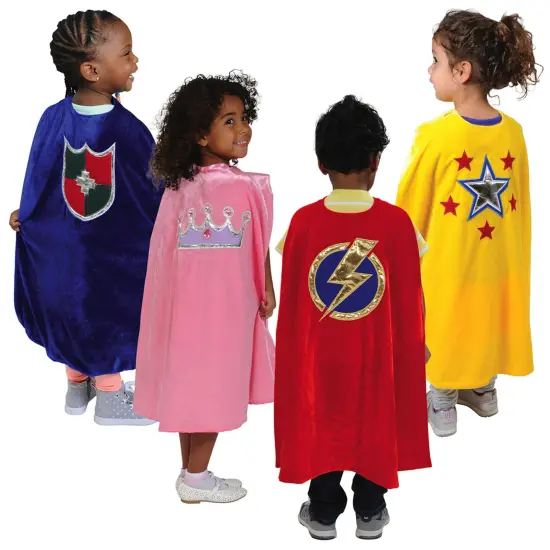 Kaplan Early Learning Company Pretend Play Adventure Capes - Set of 4 {1}
