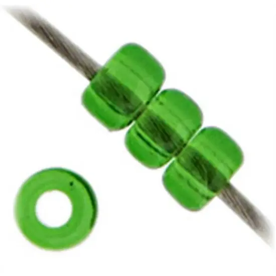 Miyuki 250g Transparent Round Seed Beads, 11/0 Green Lime #146 {2}