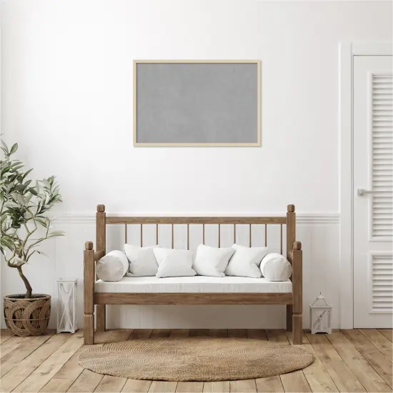 Svelte Wood Framed Magnetic Board Svelte Natural {6}