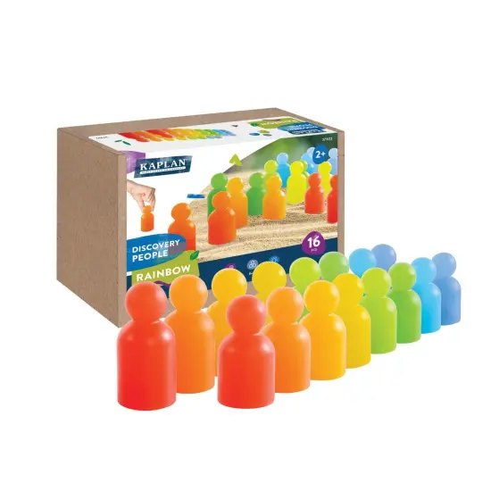 Kaplan Early Learning Company Discovery People - Rainbow - 16 Pieces {2}