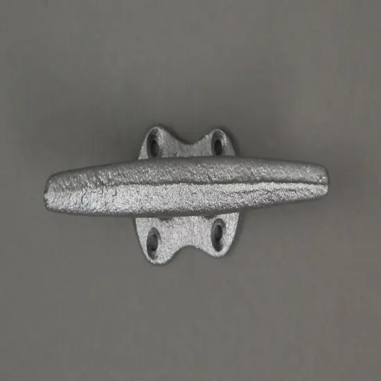 Set of 4 Coastal Cast Iron Cleat Wall Hooks/Drawer Pulls {5}