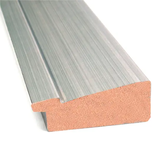 Romano Narrow Wood Framed Corkboard, Natural Cork Romano Silver {2}