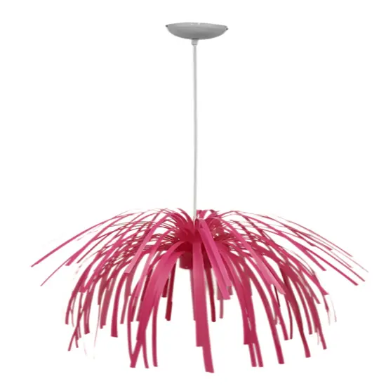 Present Time Fireworks Bright Pink Pendant Lamp {1}