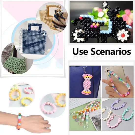 1000 Pieces 6MM Matte Mix Colors Acrylic Round Beads, Frosted Round Acrylic Balls Gumball Beads, Bubblegum Beads Chunky Beads, Plastic Resin Beads for Necklace and Bracelet Making, Crafting Supplies {4}