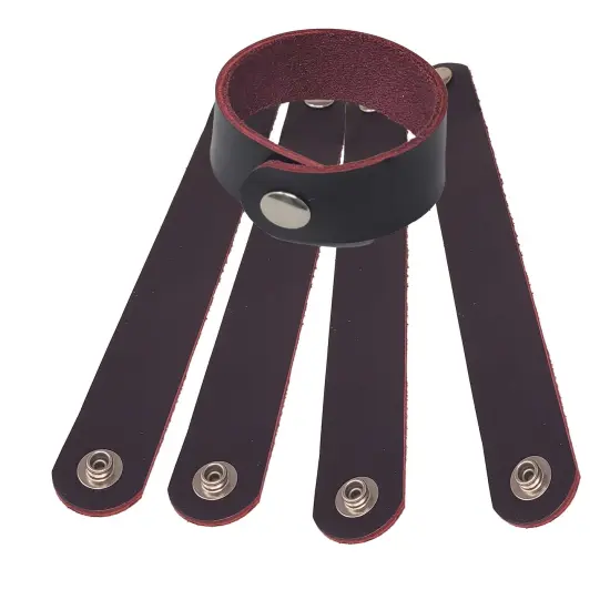 1" Latigo Leather Bracelets &ndash; DIY Hot Stamping & Engraving Blanks 6 Packs {1}