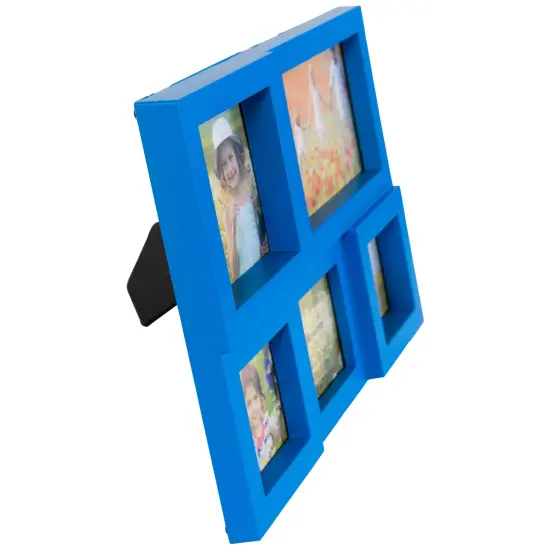 Northlight Multi Sized Photo Puzzle Picture Frame Wall Collage - 11.5 - Blue {5}