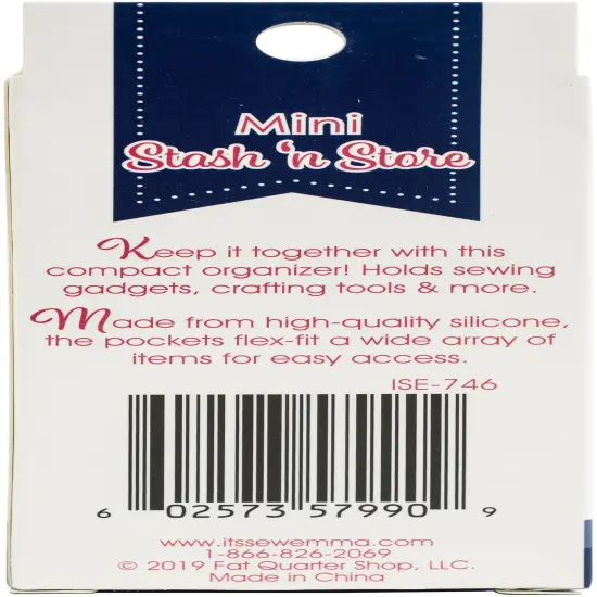 It's Sew Emma MINI OhSew! Organized Stash 'n Store-Navy {3}