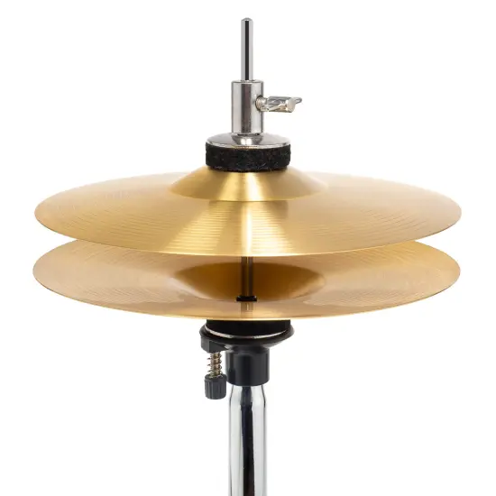 Ashthorpe 5-Piece Complete Junior Drum Set with Genuine Brass Cymbals - Advanced Beginner Kit with 16" Bass, Adjustable Throne, Cymbals, Hi-Hats, Pedals & Drumsticks {5}