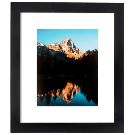 ArtToFrames 22x28" Matted Picture Frame with 18x24" Single Mat Photo Opening Framed in 1.25" Black and 2" Mat (FWM-3926-22x28) {1}