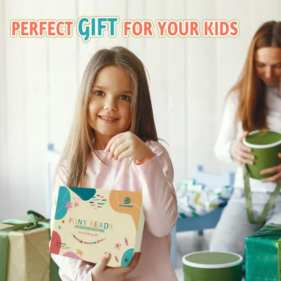 48 Colors Pony Beads Friendship Bracelet Kit Letter Beads Heart Beads for Jewelry Making, DIY Arts and Crafts Gifts Toys for Girls and Adults {4}