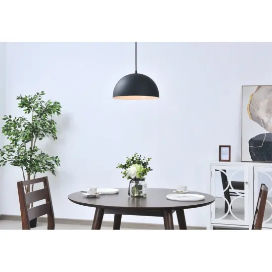 Forte 1 light black Pendant {2}