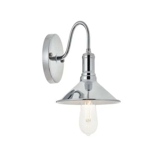 Etude 1 light chrome Wall Sconce {6}