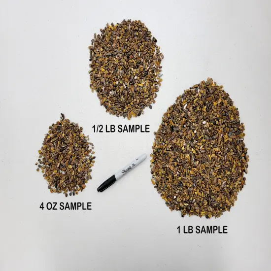 Tumbled Tiger's Eye Crystal Chips Bulk {3}