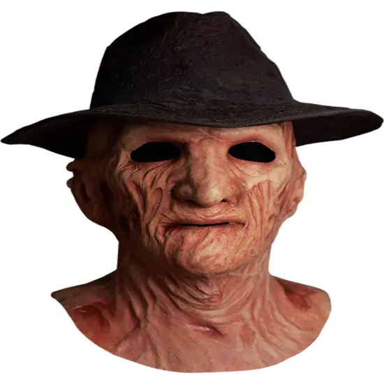 A Nightmare On Elm Street 2 Freddy Mask With Hat Costume Accessory {1}