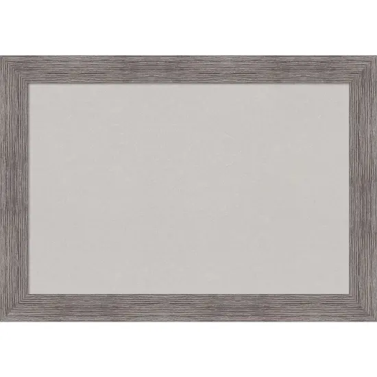 Pinstripe Plank Grey Narrow Framed Corkboard, Grey Cork {1}