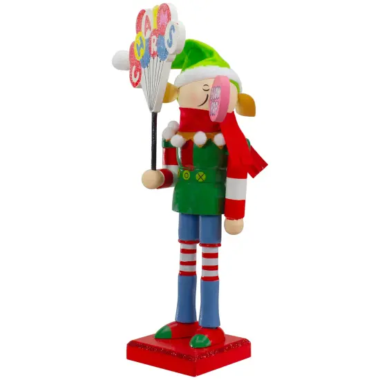 Northlight Tootsie Roll Charms Blow Pop Wooden Christmas Elf Figure - 11" Red {3}