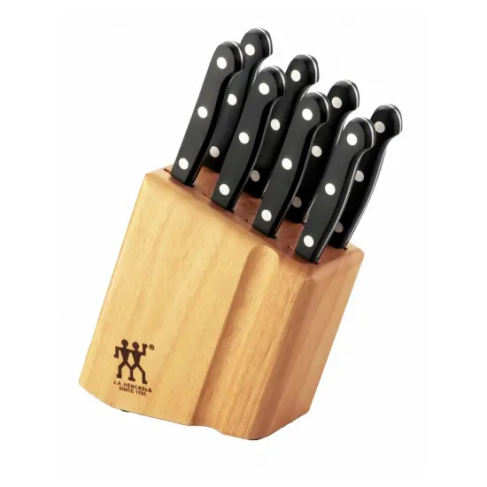 ZWILLING TWIN Gourmet Classic 9-pc Steak Knife Block Set {1}
