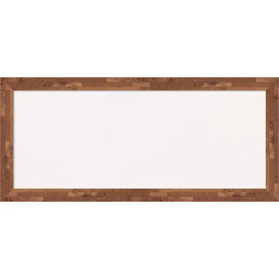 Fresco Wood Framed Corkboard, White Cork Light Pecan {1}