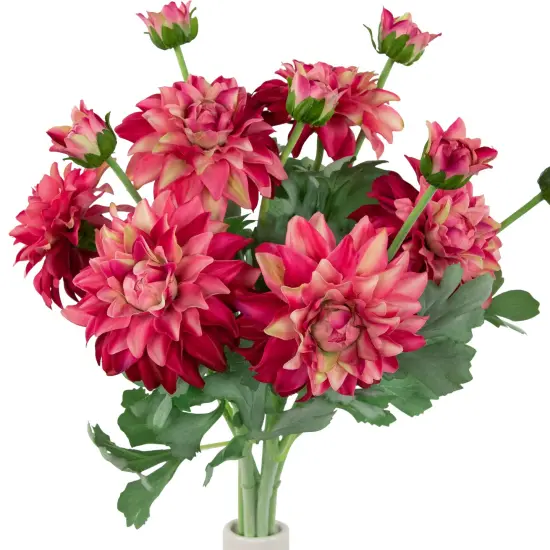 Northlight Real Touch&trade; Pink Dahlia Artificial Floral Sprays, Set of 6 - 23" {7}