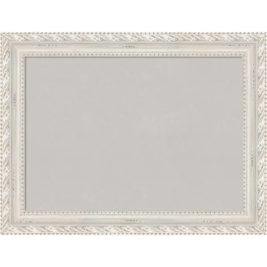 Opera Off White Wood Framed Corkboard, Grey Cork {1}