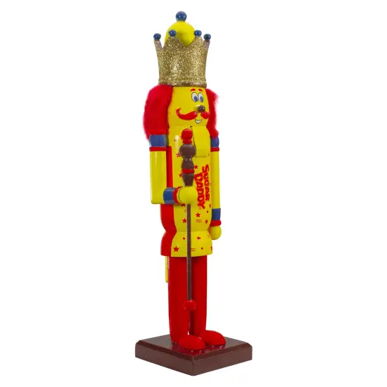 Northlight 14" Tootsie Roll Sugar Daddy Wooden Christmas Nutcracker Figure Yellow {3}