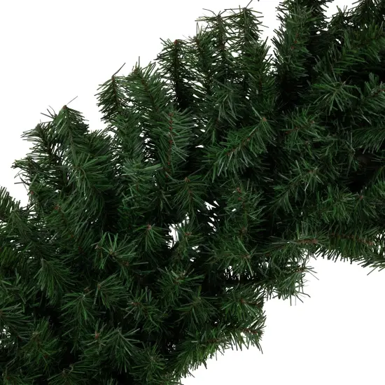 Northlight Canadian Pine Artificial Christmas Wreath - 48" - Unlit Green {5}