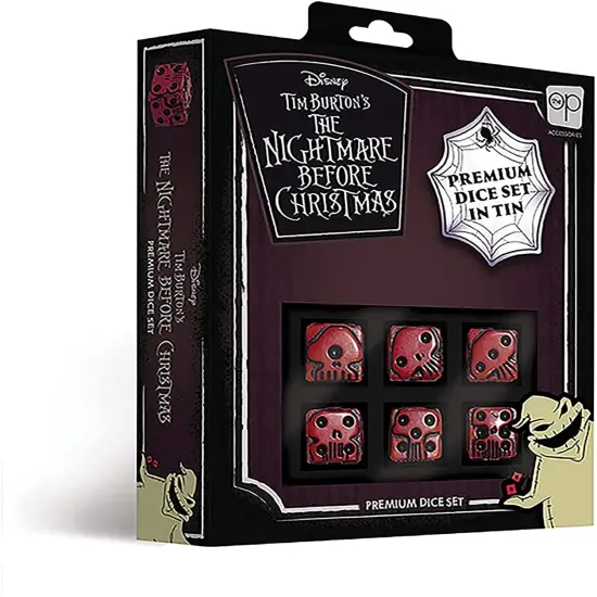 Nightmare Before Christmas Premium Dice Set | Includes 6 Acrylic Dice {3}