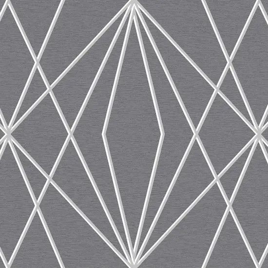 Transform Trellis Grey Peel and Stick Wallpaper {4}