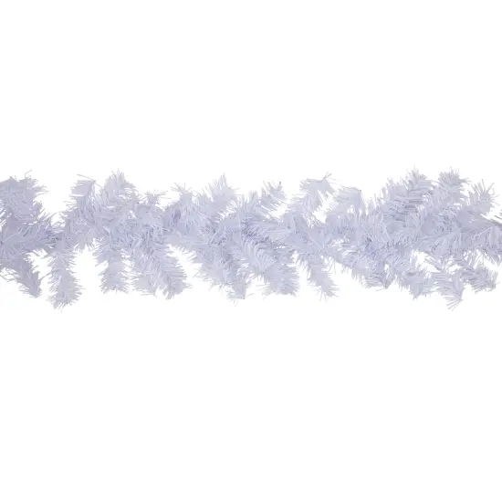 Northlight Commercial Length White Canadian Pine Artificial Christmas Garland - 100' x 8" - Unlit {5}