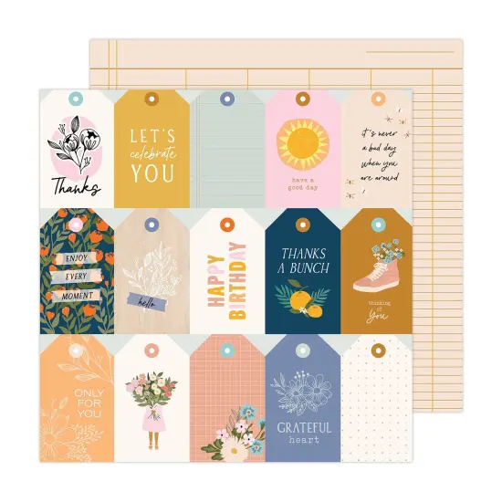 Jen Hadfield Live & Let Grow Double-Sided Cardstock 12"X12" {1}